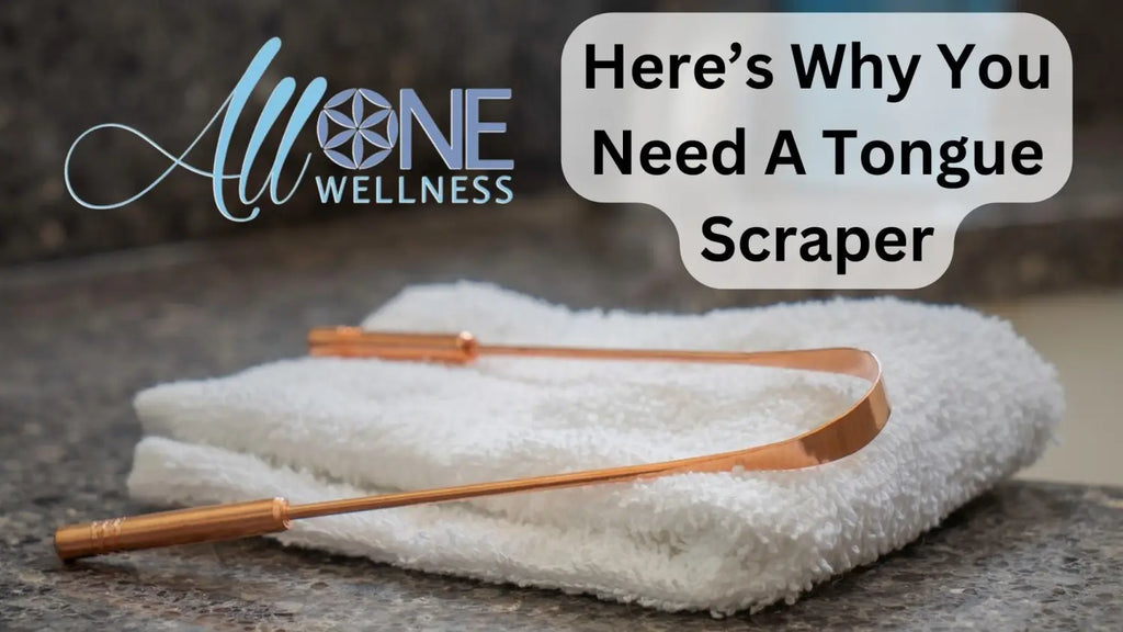 Tongue Scraper being washed