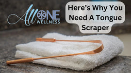 Tongue Scraper being washed