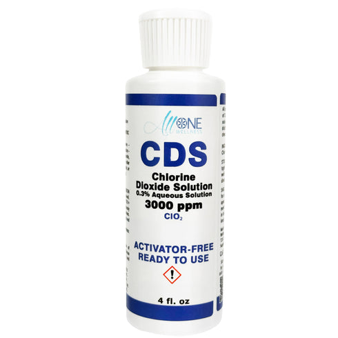 Pure Chlorine Dioxide Solution 3000 PPM - CDS 3000 PPM Plastic 4.2 oz
