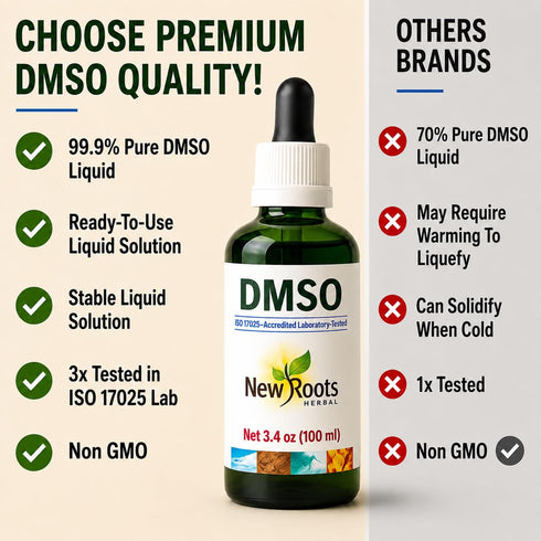 New Roots - DMSO liquide en flacon de verre - 50 ml