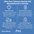 Chlorine Dioxide Kit Sodium Chlorite 25% HCL 4% CDS Plastic 125mL Canada