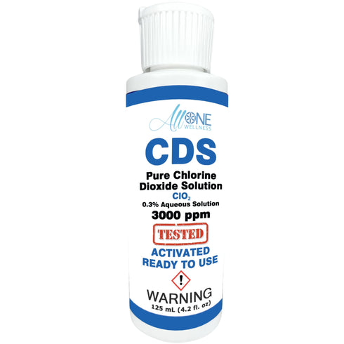 Chlorine Dioxide Solution - Pure CDS 3000 PPM Plastic 4.2 fl. oz - AllOne Wellness CA$21.97