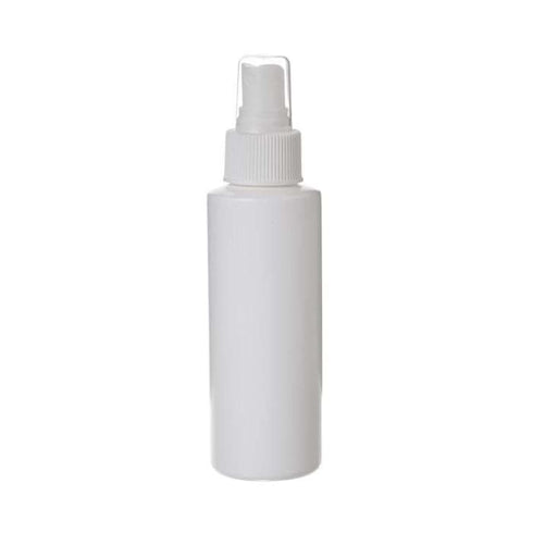 Plastic Bottle 4.5 OZ White HDPE 424/410 with Misting Sprayer for WPS WPD - AllOne Wellness