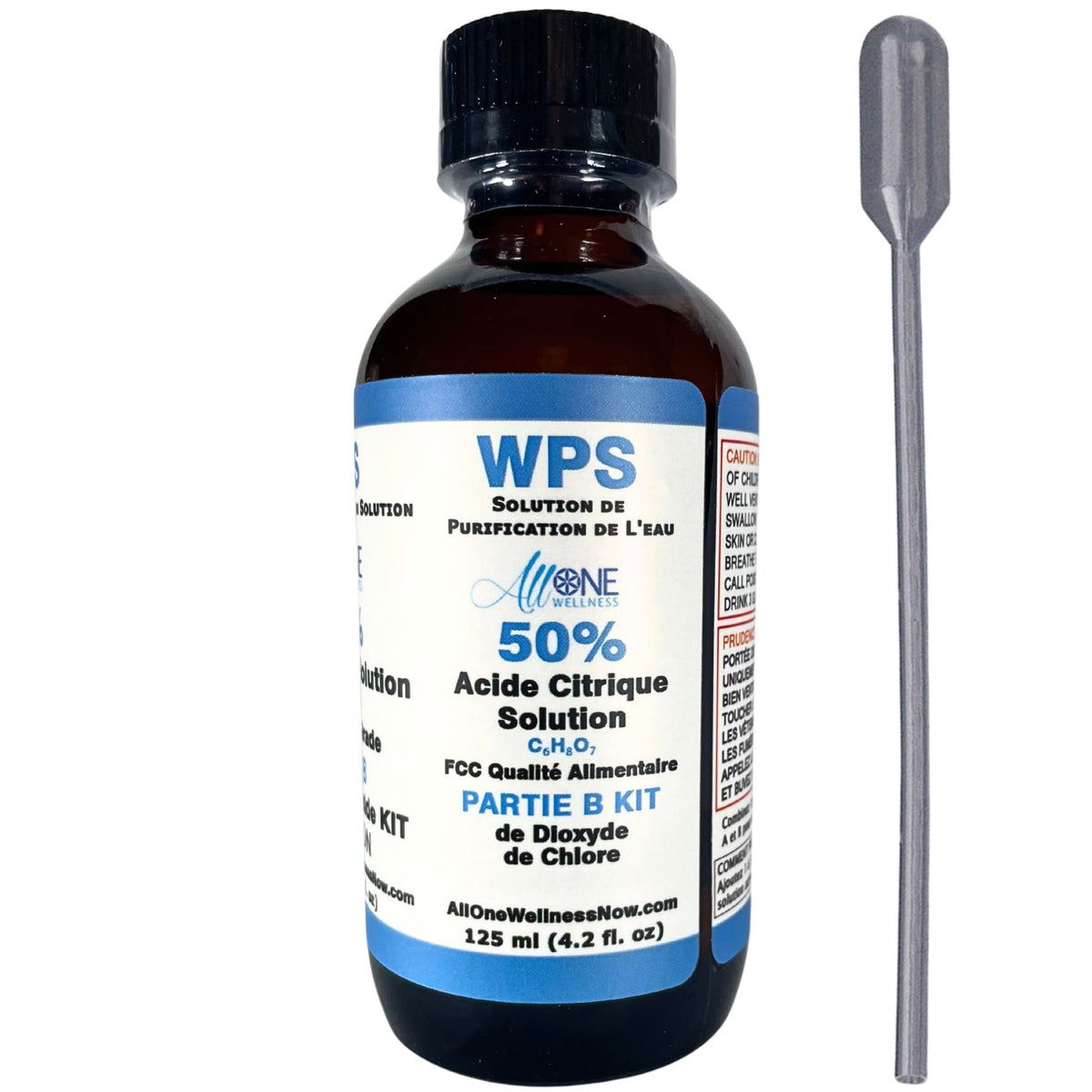 AllOne Wellness | WPS Chlorine Dioxide ClO2 Pure CDS 3000 PP Glass