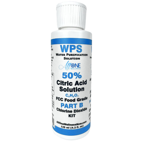 WPS Citric Acid Solution 50% CDS KIT PART B Water Purification - AllOne Wellness CA$13.97
