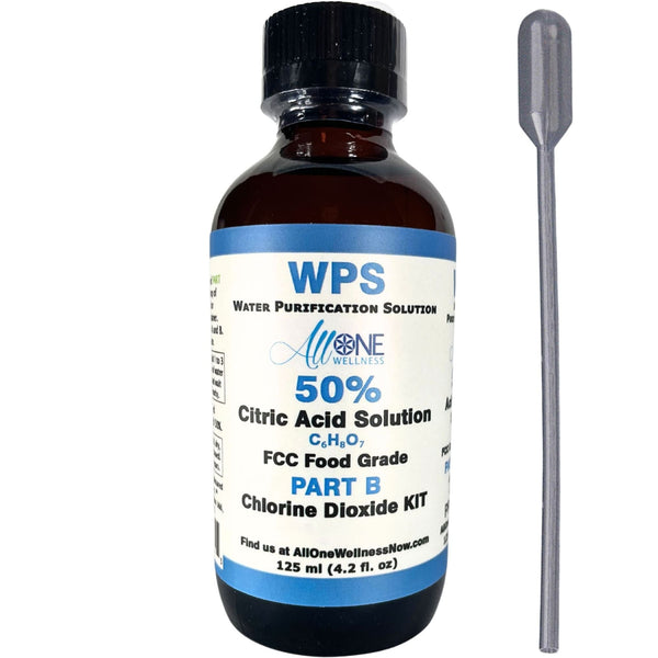 WPS Citric Acid Solution 50% CDS KIT PART B Water Purification - AllOne Wellness CA$13.97