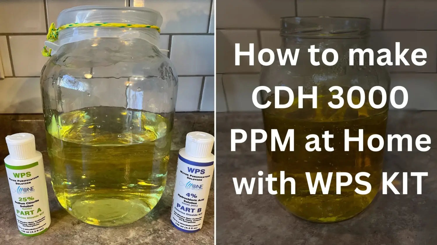 Cómo hacer CDH 3000 PPM en casa con WPS KIT