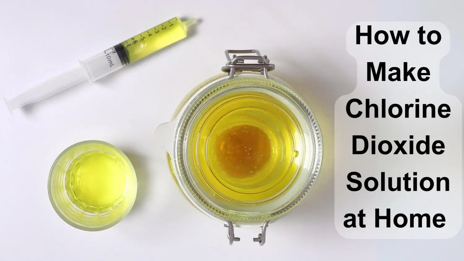 Fabriquez votre propre solution de dioxyde de chlore (CD) – TeaWea – fait à  la maison