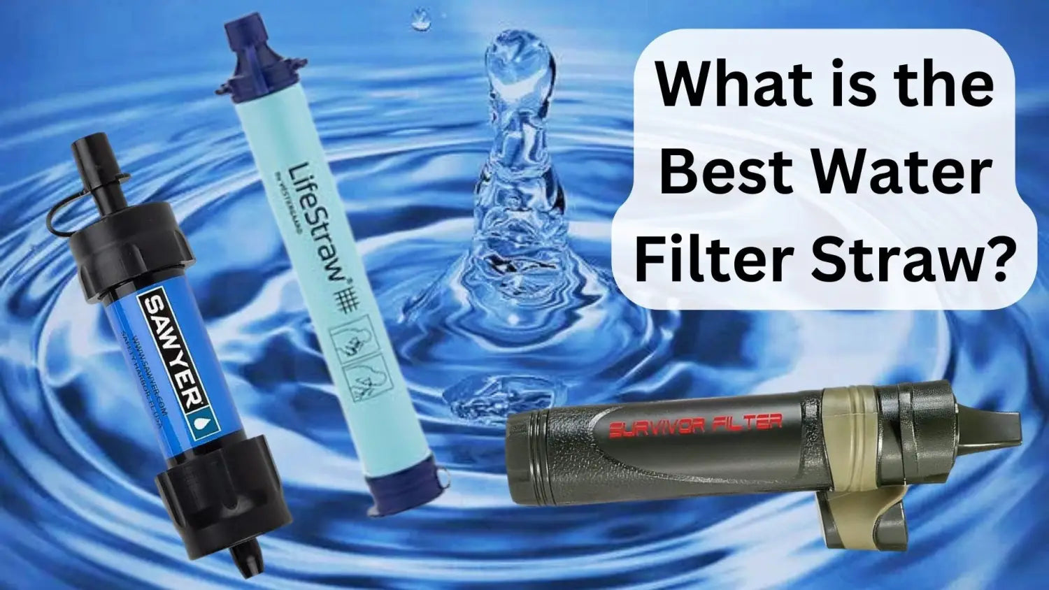 ¿Cuál es la mejor pajita para filtro de agua?