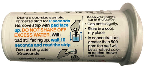 Comment tester le dioxyde de chlore CDS 3000 PPM avec des bandelettes