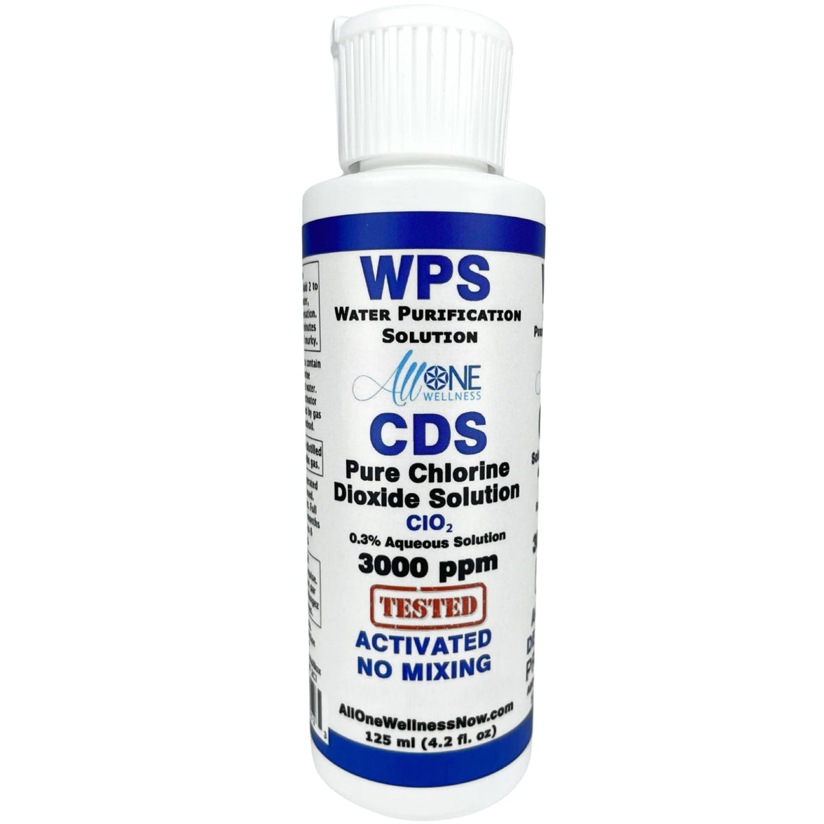 Pure Chlorine Dioxide Solution 3000 PPM CDS Plastic 125mL Canada ...